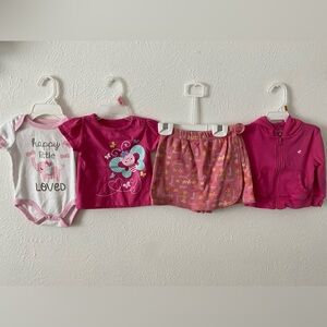 Baby girl clothing bundle of 4